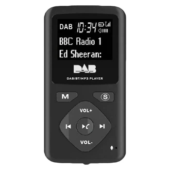 Hordozható FM/DAB Digitális Bluetooth Rádió Személyes Zsebében FM Mini Rádiós MP3 Lejátszó Mikro-USB Magas Guality Haza