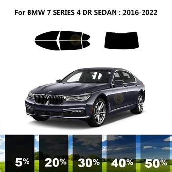 Elővágott nanoceramics autó UV Ablak Árnyalat Kit Autóipari Ablak Film BMW 7-es SOROZAT G11/G12 4-DR SEDAN 2016-2022