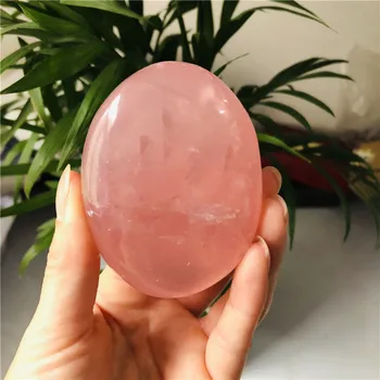 Természetes rózsaszín gem por, kristály kő játék kis kő, kristály gyógyító kristály