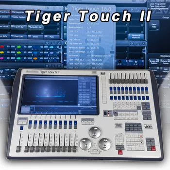 Tiger Touch II Legújabb Verzió Színpadi Világítás Konzol Szakmai DMX 16 Verzió i7 CPU Világítás Vezérlő Dj Disco Flightcase