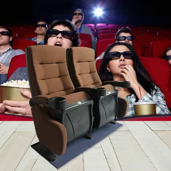 A Modern 3D-s mozi ülések egyenesen tábor állítható lépés nézőtér szövet ülések kényelmes színház ülések mozi székek
