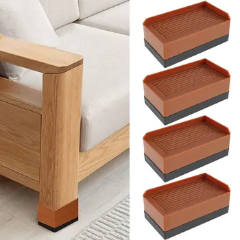 Bútor Láb Párna Állítható Asztal Felemeli Lábát Hosszabbító Ágy Bútor Kelők Anti-slip Padló Védelme Asztal Szék Támogatja