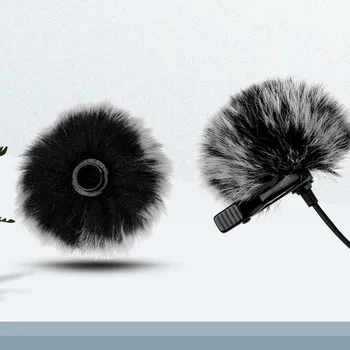 Mic Muff Mikrofon Interneten Hangszerek Szőrös Szélvédő Mic Puha, Kényelmes, Szélálló Vezeték Nélküli Csiptetős Mikrofon