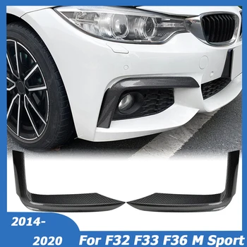 A BMW 4-es Sorozat F32 F33 F36 M-Sport 420i 428i 435i 440i 2014-2020-as Elülső Felső Osztók Spoiler Készlet Ködlámpa Fedezze Tartozékok