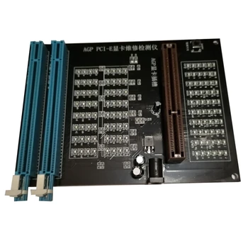 TELJES PC AGP, PCI-E X16 Dual-Cél Csatlakozó Teszter Kijelző Kép, Videó Kártya Ellenőrző Teszter Kép Kártya Diagnosztikai Eszköz