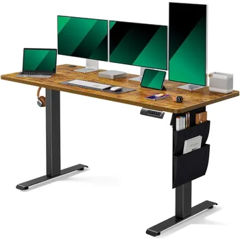 Asztal Számítógép Asztal Elektromos Álló Íróasztal Tároló Táska Mesa Gamer Tábla Pc Álló Íróasztal Állítható Magasságú 55x24 Inch