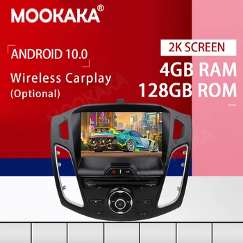 PX6 Android 10.0 4+128G Képernyő Autó Multimédia DVD Lejátszó Ford Focus 2012-2015 GPS Navi Auto Rádió Audio Sztereó Fejét DSP Egység