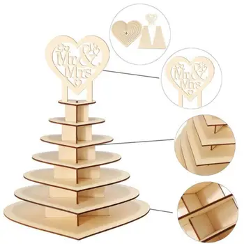 Balázs Szív Mr & Mrs Ferrero Rocher Piramis Esküvői Csokoládé, Desszert, Édesség Kijelző Tartót Valentin napi Ajándék Csokoládé