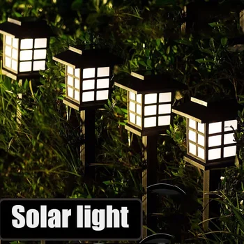Kültéri Napelemes Kerti Lámpa Vízálló LED Kert, Udvar, Kerti Lámpa, Kerti Dekoráció Út Udvaron Sunpower Lámpa