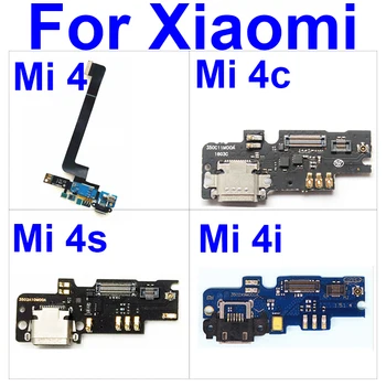 Usb Töltő Jack Testület A Xiaomi Mi 4 Mi 4c Mi 4i Mi 4S Töltő Port Plug Testület Csatlakozó Flex Szalag Kábel Csere Alkatrészek