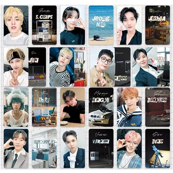 Kpop Photocards Jeonghan TXT 17 Hét MINDIG KÖVESSE a TIÉDET Album SCOUPS WONWOO THE8 HOSHI Minghao JUN Lomo Kártyák Kpop Tartozékok