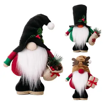 Karácsonyi Gnómok Plüss Állandó Arctalan Baba Egyedi Dekorációk Napraforgó Svéd Elf, Törpe, Plüss Díszek Karácsonyra Ajándék,