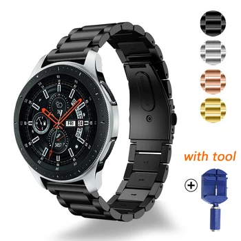 20 22mm Rozsdamentes Acél Watchband Heveder Samsung Felszerelés S2 S3 Intelligens Karóra Zenekar A Huawei Amazfit GTR 42 47mm/GT2 Pro Karkötő