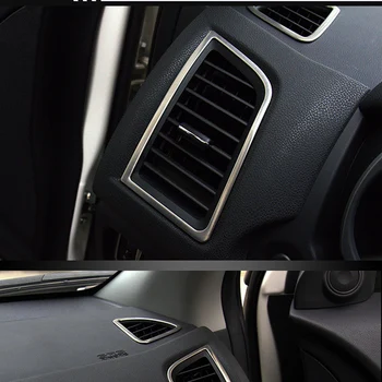 Mitsubishi ASX 2011-2015 autó alakú 4 db / készlet Dekoratív levegő kilépő levegő fedő, rozsdamentes acél váz