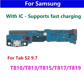 USB Töltő Töltő Port Terhelés Testület Farok Csatlakozó Flex Samsung Galaxy Tab S2 9.7/T810/T813/T815/T817/T819