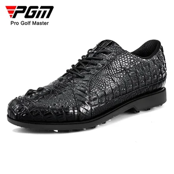 PGM új golf cipő, férfi cipő, krokodil bőr cipő vízálló alkalmi sport cipő