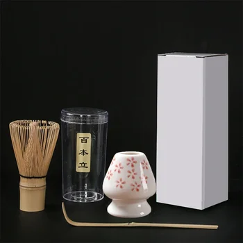 3pcs/set Tea Ecset Matcha Keverés Ecset Tea, Ecset, Állvány Japán Tea Rendelés Eszközök 3pcs Teás Kanál Teát Jogosultja