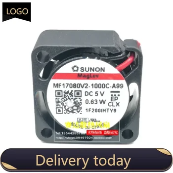 Sunon 1708 MF17080V2-1000C-A99 1.7 CM-es Mini Hűtő 5V 0.63 W 16500RPM Hidraulikus Csapágy Legkisebb Ventilátor