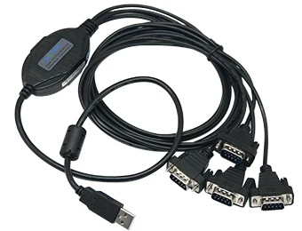 USB-4-Port RS-232 Átalakító USB V2.0 UT-8814