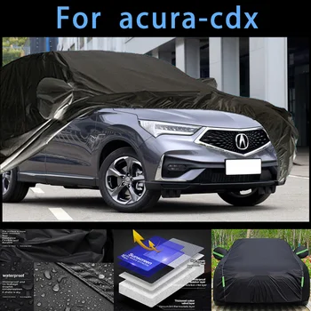 Az Acura cdx Kültéri Védelem Teljes Autó Fedi hótakaró Napernyő, Vízálló Porálló Külső Autó tartozékok