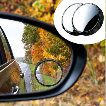 2db 360 fokban Állítható vakfolt Autó Kiegészítő Visszapillantó Domború Kör Keret Széles Látószögű Tükör a Geely SX11 FY11 MK GC6